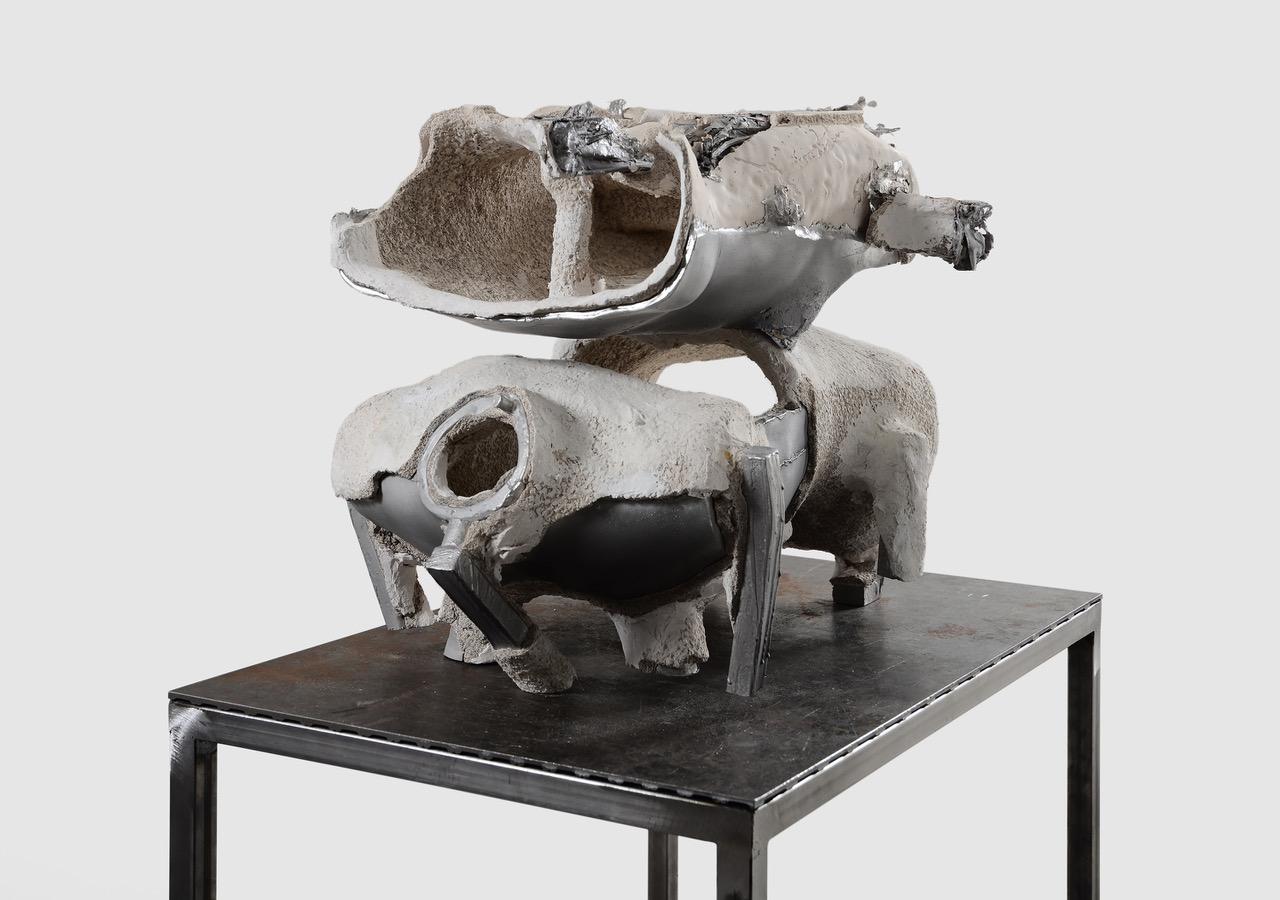 Obra premiada de June Crespo, Helmets (Fundación María José Jove)