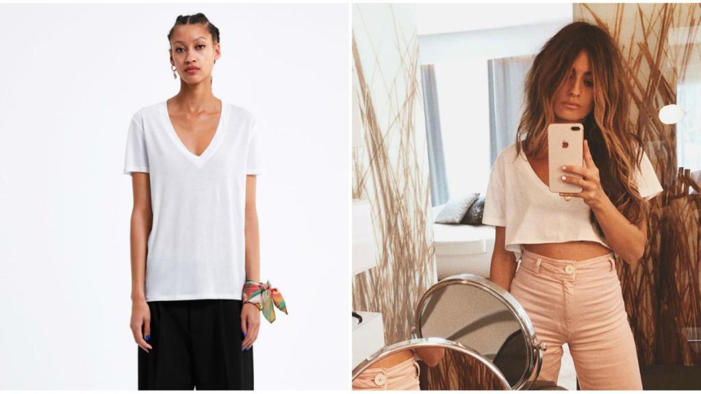 La camiseta básica de Zara que ha reconvertido Madame de Rosa.