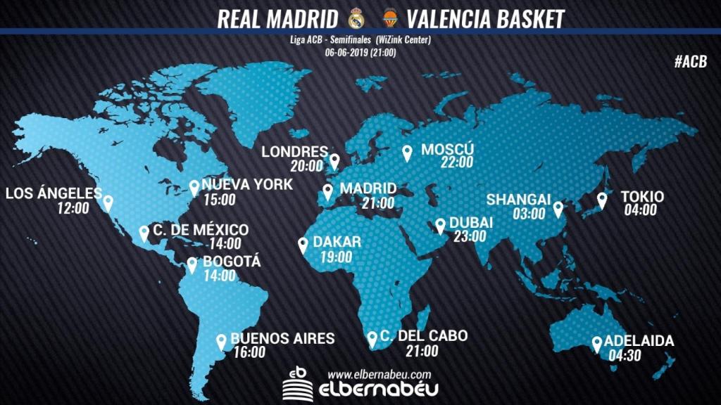 Horario Real Madrid-Valencia Basket