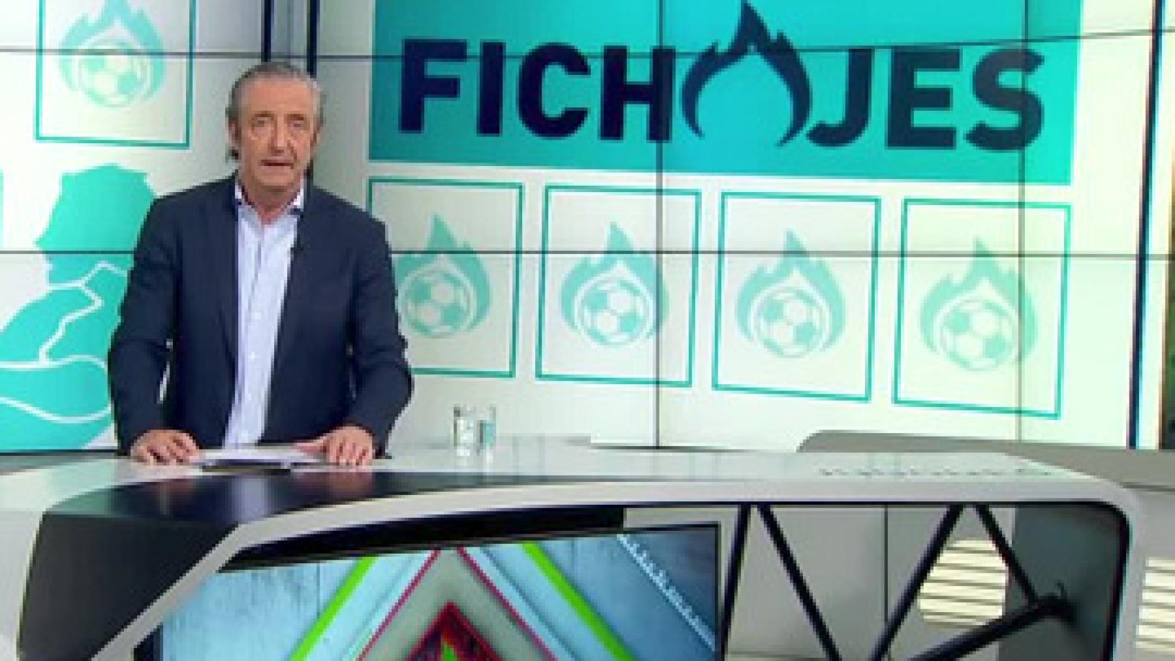 Josep Pedrerol, en Jugones. Foto: Twitter (@elchiringuitotv)