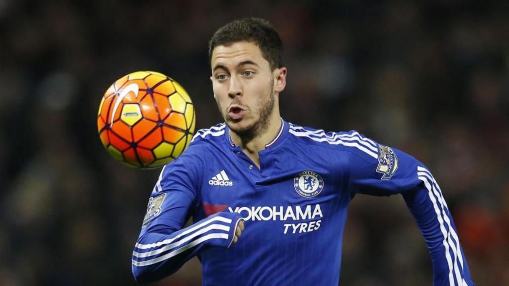 Eden Hazard, en un partido con el Chelsea
