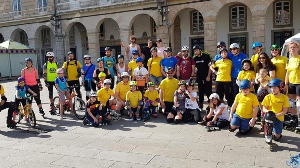 Plan de viernes: ruta nocturna sobre patines en A Coruña