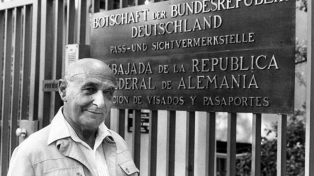 Garbo, en su regreso a España.