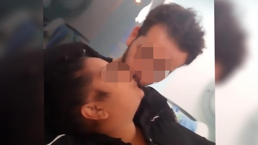 La pareja formada por Yahya y Sara antes de el incidente.