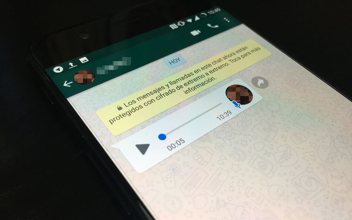 nota de voz whatsapp