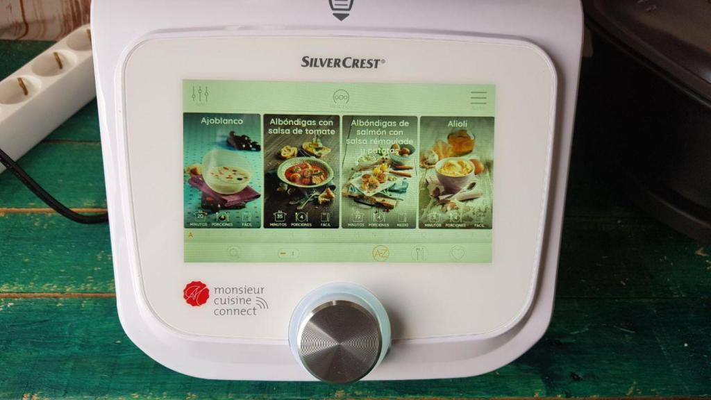 Pantalla de la Monsieur Cuisine Connect de Lidl