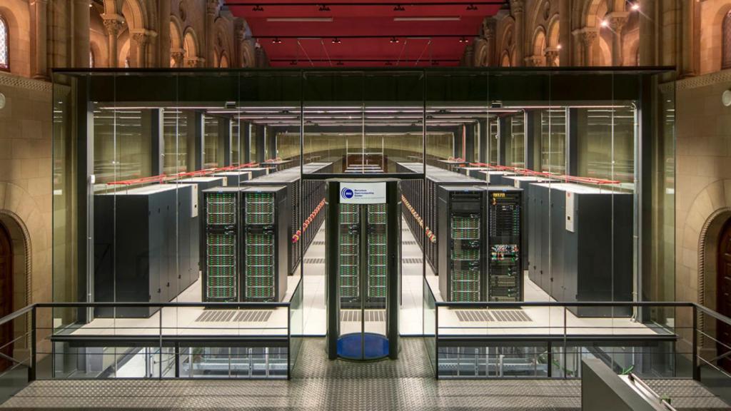 Instalaciones del supercomputador MareNostrum 4.