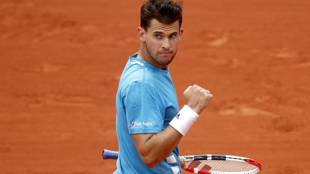 Thiem celebra contra Djokovic