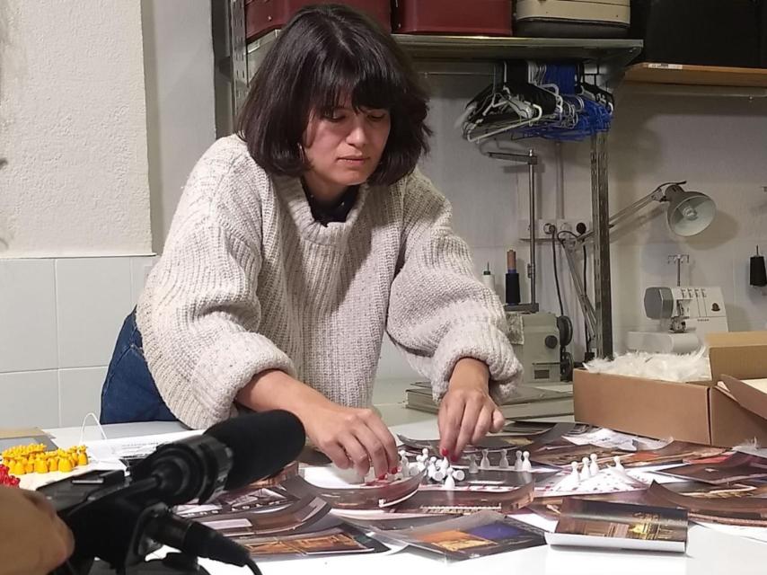 Fotograma del montaje.