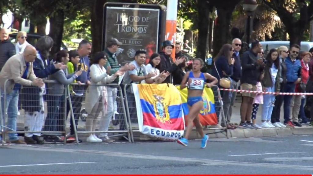 La ganadora mejoró su marca hoy en A Coruña