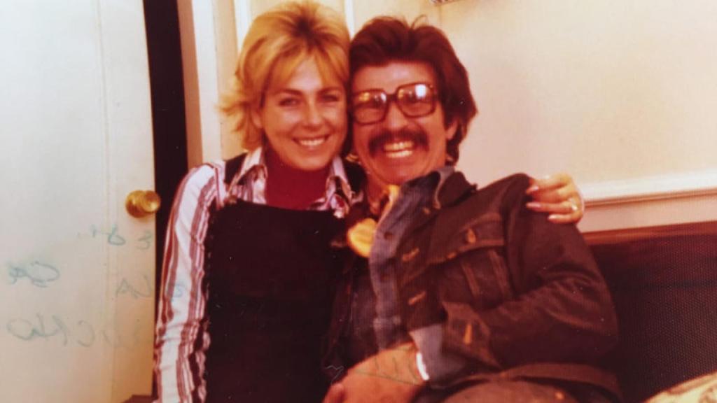 Gabriela junto a Edmundo durante los años de su relación sentimental.