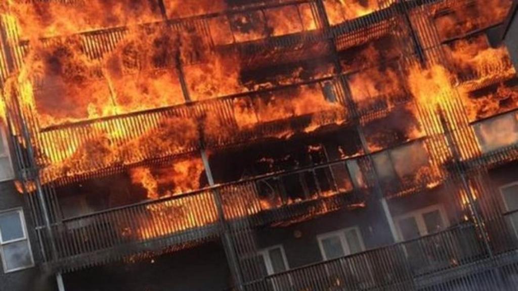 Edifico residencial en el este de Londres.