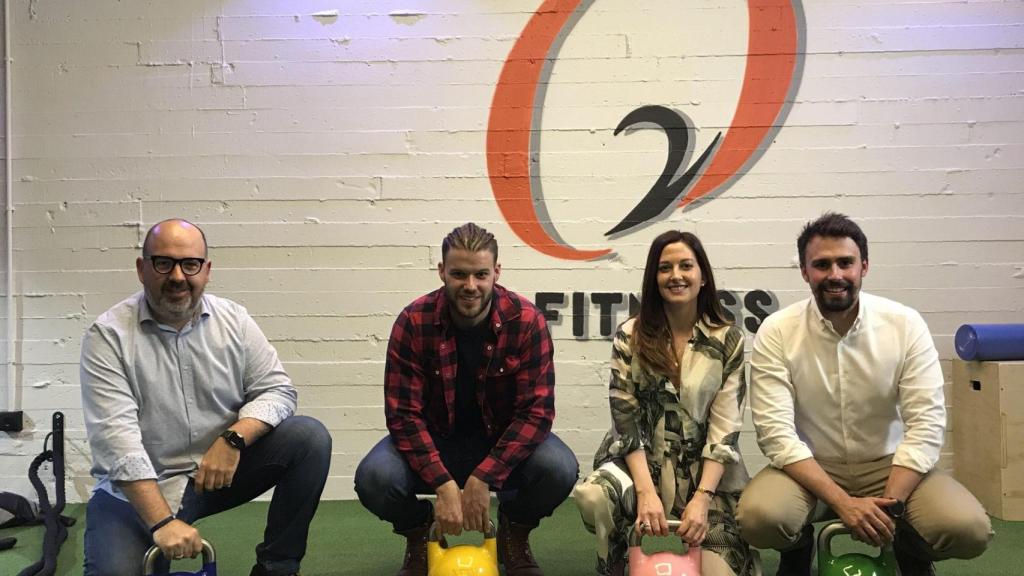 Nicolás Rego y Álvaro Morales junto con Javier y Anabel Blanco Villaverde