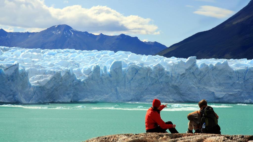 Las vistas desde El Calafate en la Patagonia argentina.