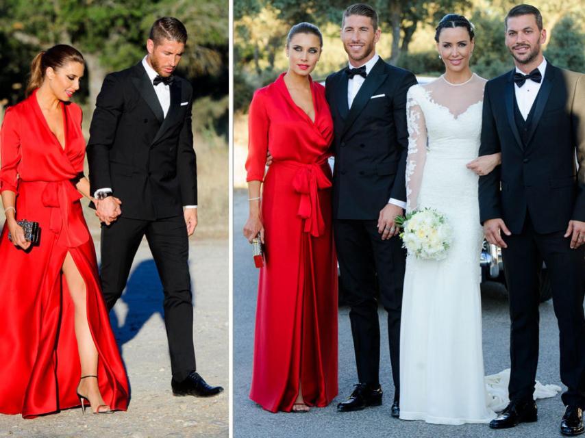 Pilar Rubio, Sergio Ramos, Vania Millán y René Ramos.