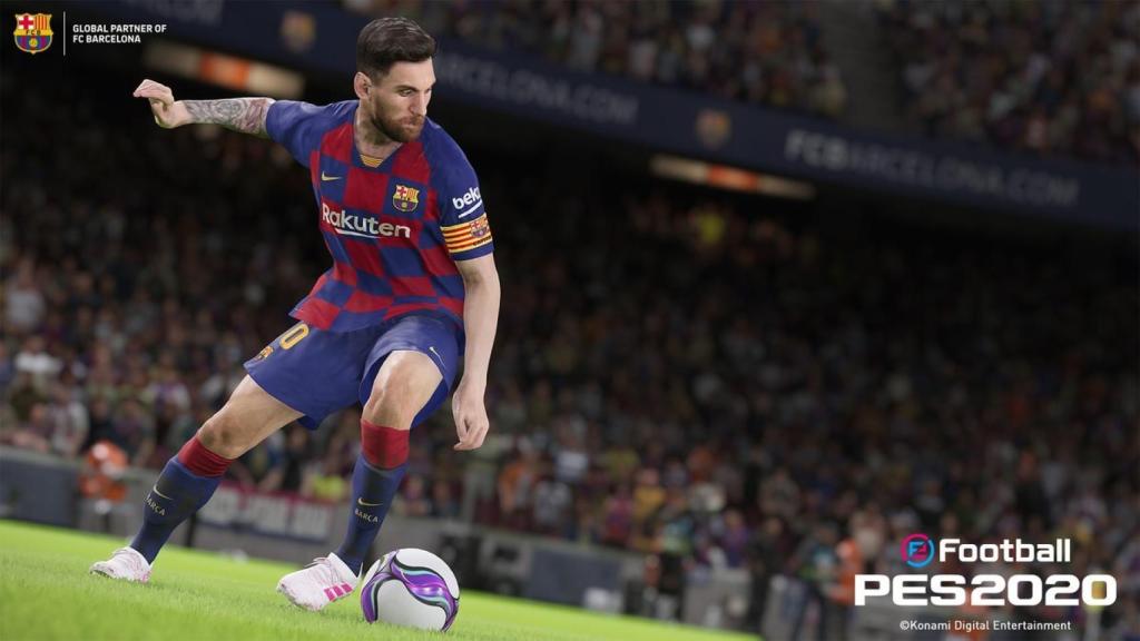 Leo Messi, imagen del PES 2020. Foto: Twitter. (@officialpes)