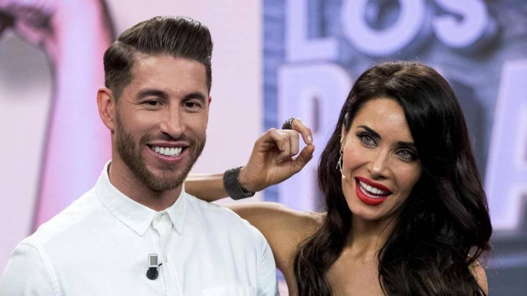 Sergio Ramos y Pilar Rubio durante su paso por 'El Hormiguero'.
