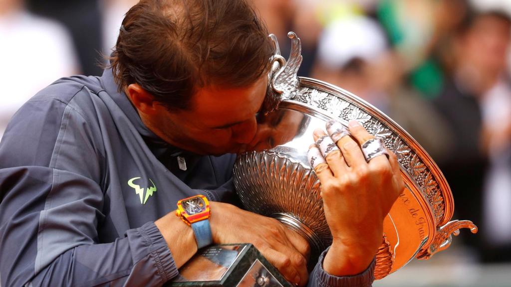 Nadal, tras conquistar Roland Garros