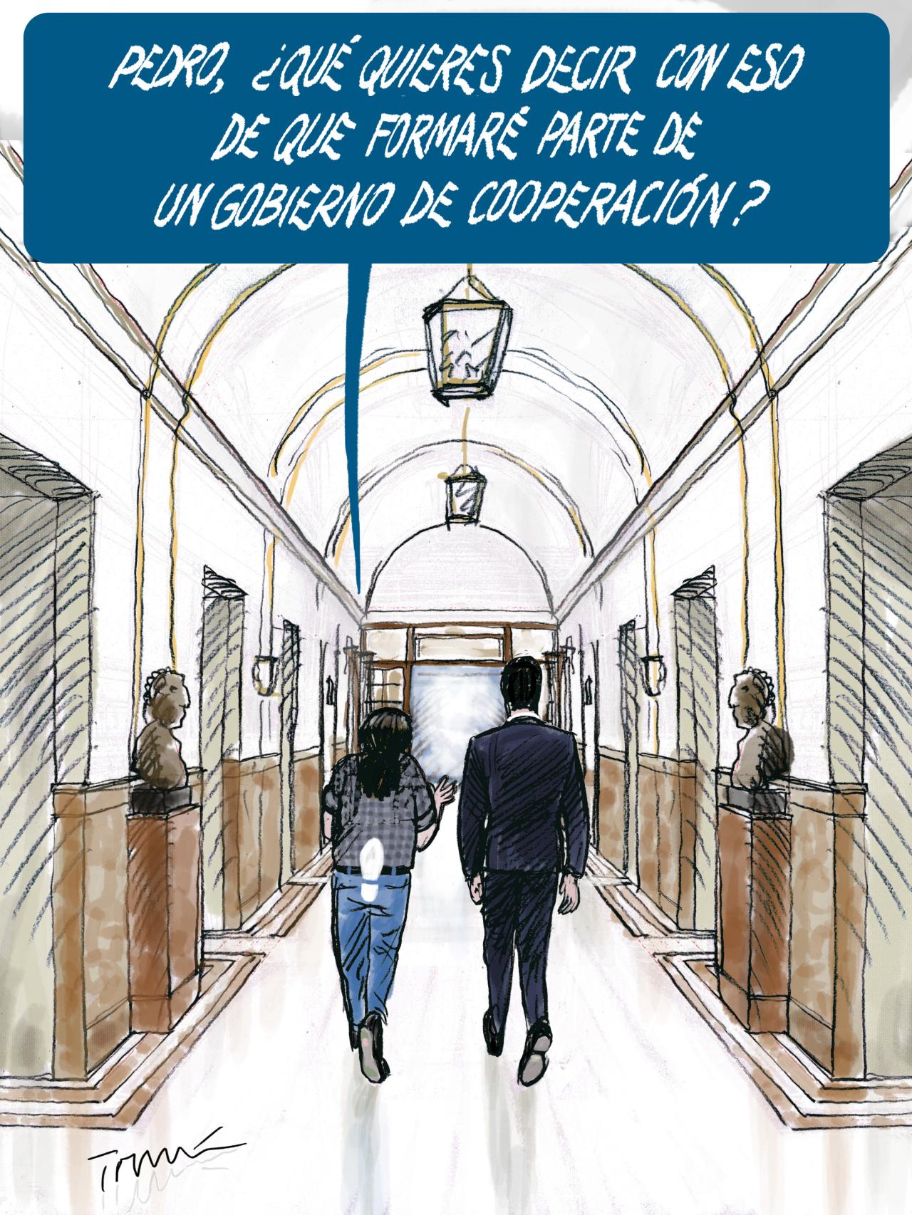 ¿Gobierno de cooperación, Pedro?