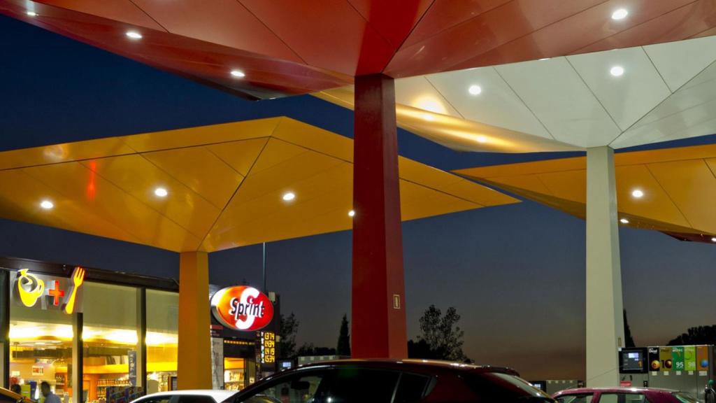 Una de las estaciones de servicio de la compañía española.