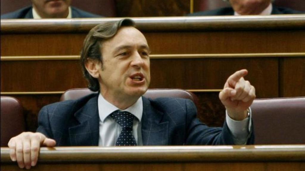 Una imagen de archivo de Rafael Hernando en el Congreso de los Diputados.