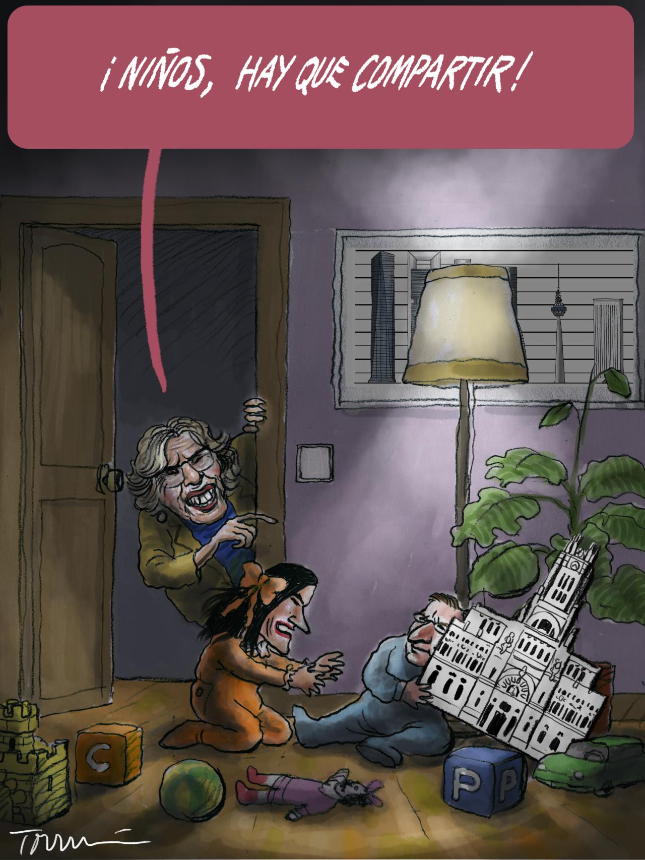 Negociaciones para la alcaldía madrileña