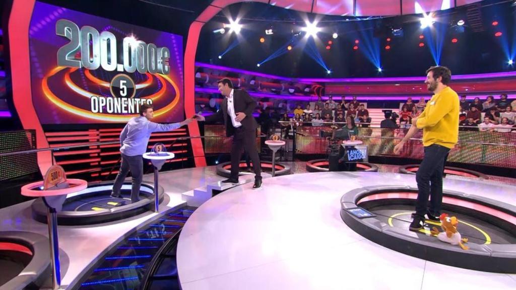 Plató de 'Ahora Caigo'