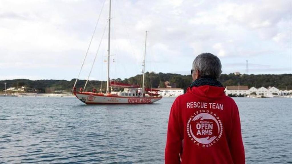 El Open Arms estuvo 100 días atracado en Barcelona.