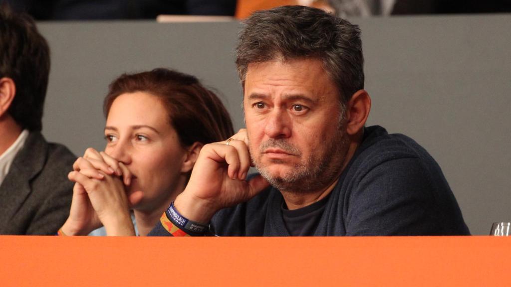 Miki Nadal, junto a su exmujer Carola Escámez en una imagen de archivo.