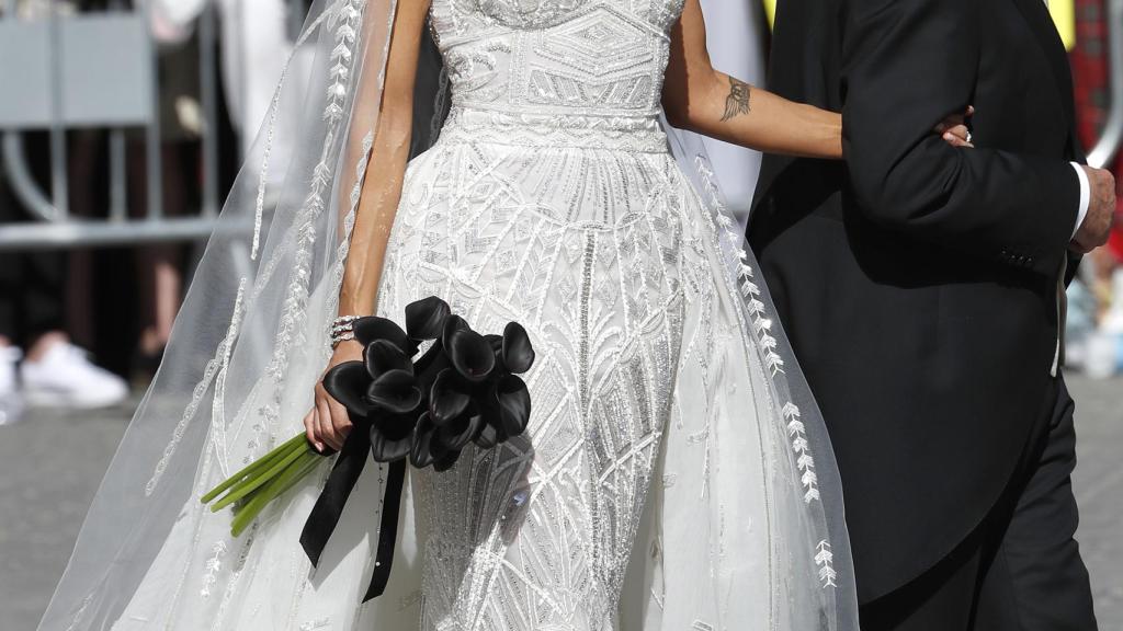 Pilar Rubio ha sorprendido a todos con su 'vestido de gitana' para su gran día.