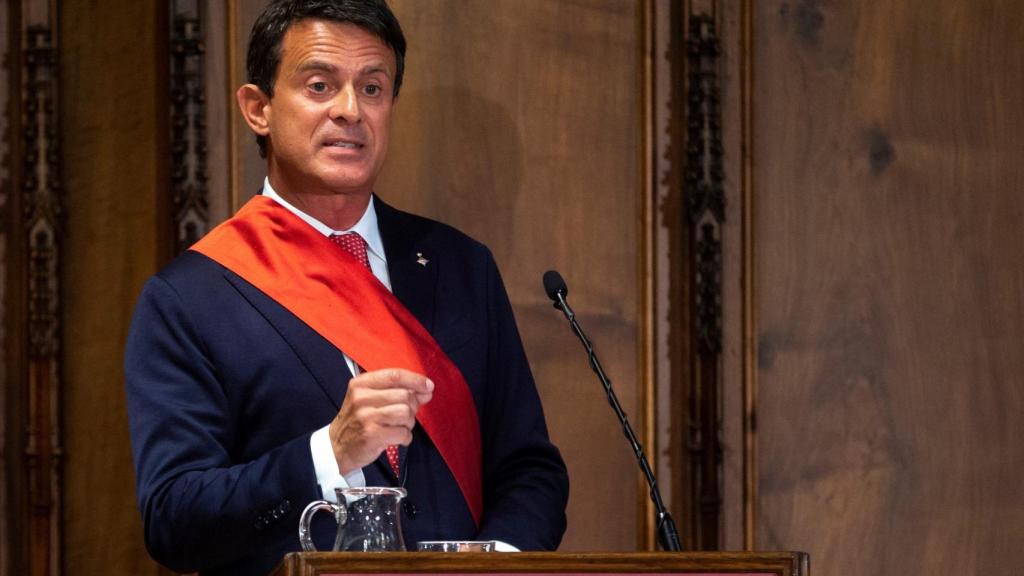 El candidato de Barcelona pel Canvi-Cs, Manuel Valls .