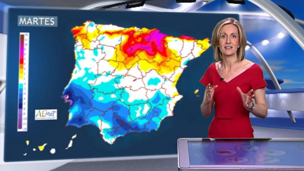 Rosalía Fernández, la meteoróloga de Telecinco.