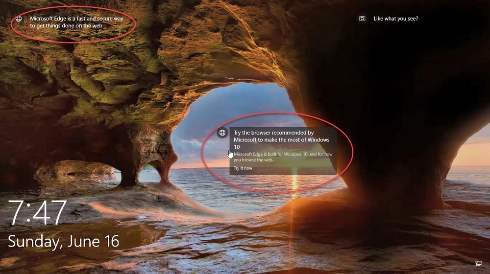 Anuncios Windows 10 2