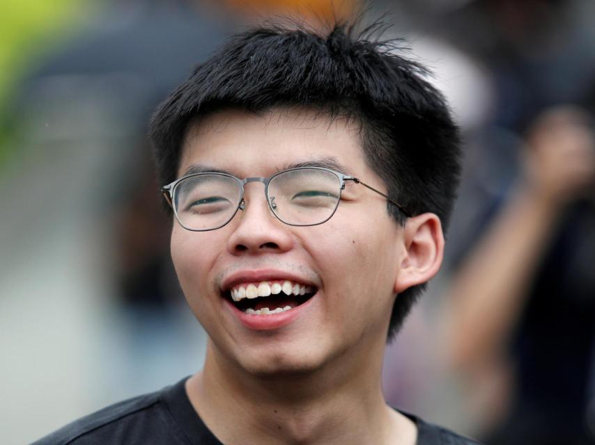 Joshua Wong, líder de la Revolución de los Paraguas.
