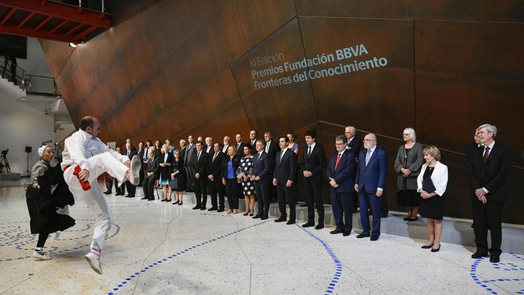 El  aurresku que inició la ceremonia.