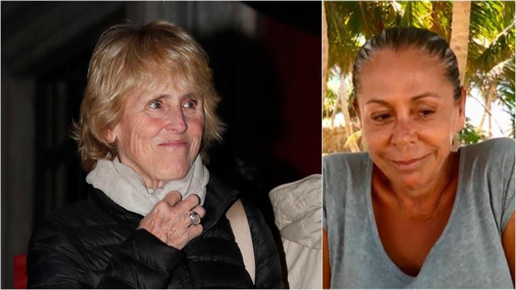 Mercedes Milá en un montaje junto a Isabel Pantoja.