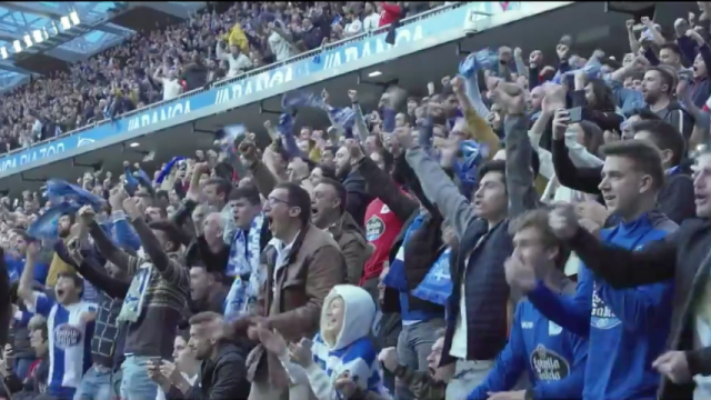 Imagen de la afición durante un partido