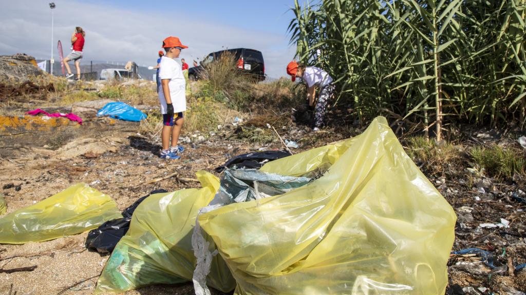 Residuos recogidos durante una de las jornadas de limpieza de Mares Circulares en 2018.
