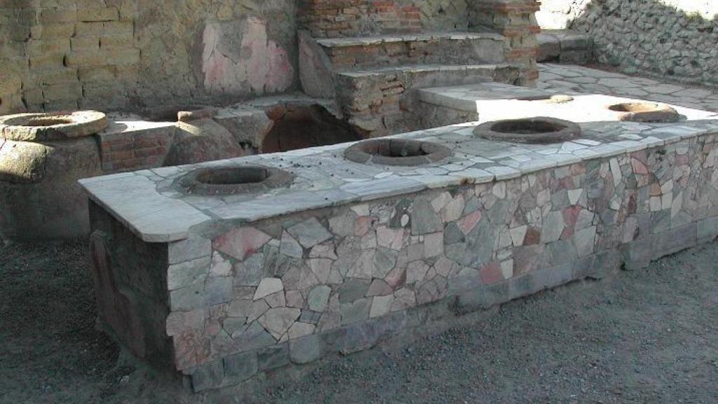 Thermopolio en Herculano.