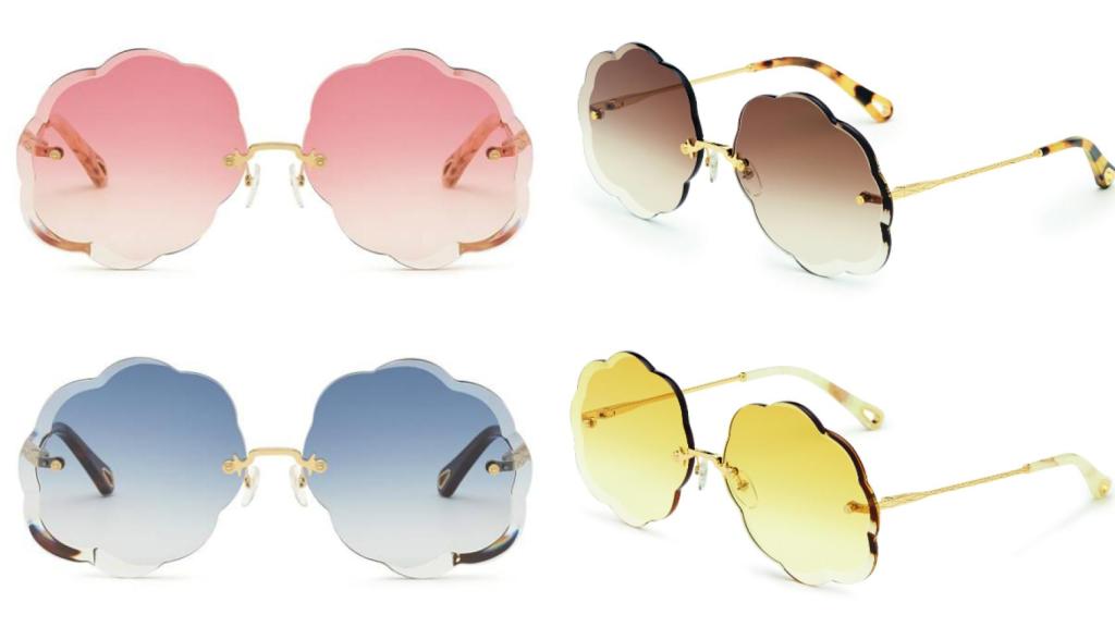 Cuatro modelos de la nueva colección de lentes veraniegas.