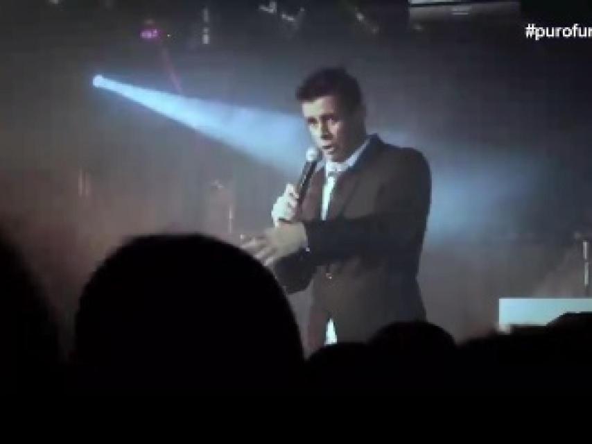 Alonso Caparrós en su nuevo espectáculo.