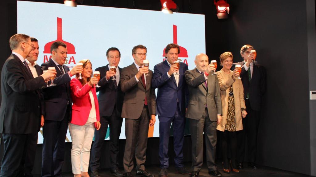 Brindis de inauguración de Mundo Estrella Galicia