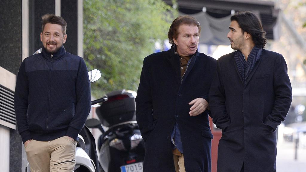 Edmundo Arrocet, Maximiliano Arrocet y Alexis Ledgard.