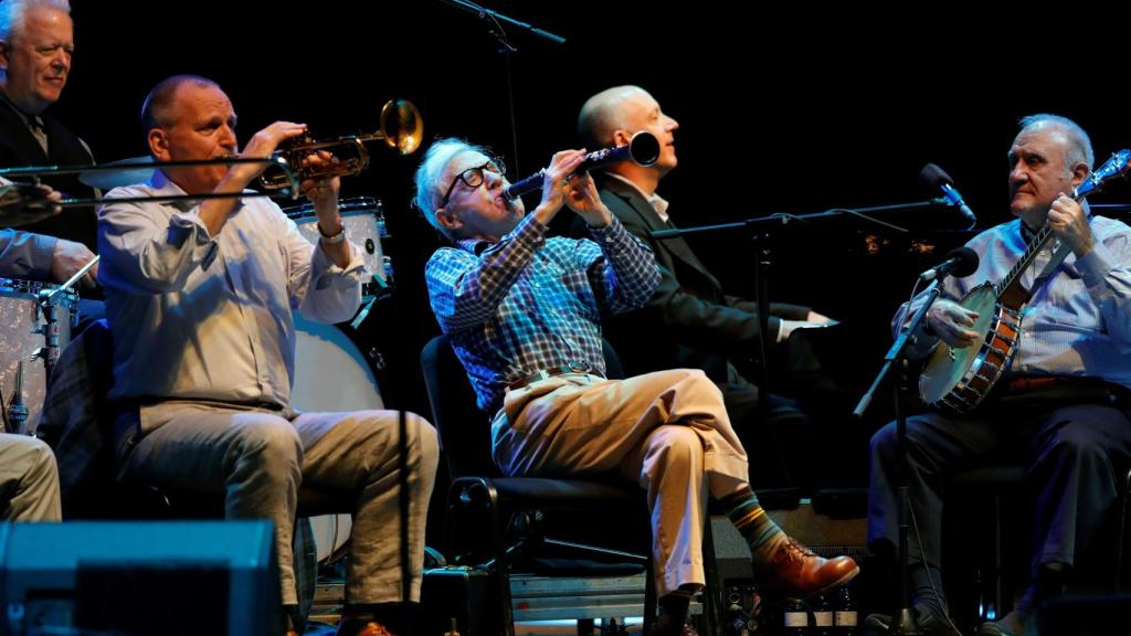 Woody Allen y su banda.