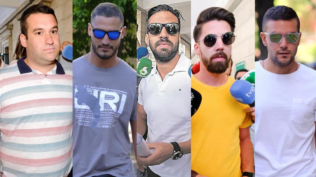 Los cinco miembros de 'La Manada'