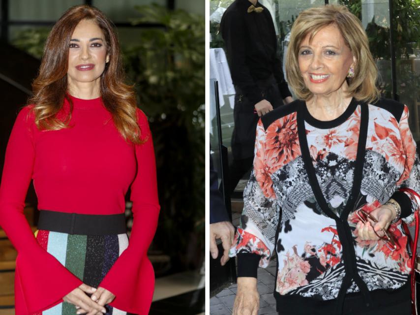 Mariló junto a Teresa Campos en montaje JALEOS.