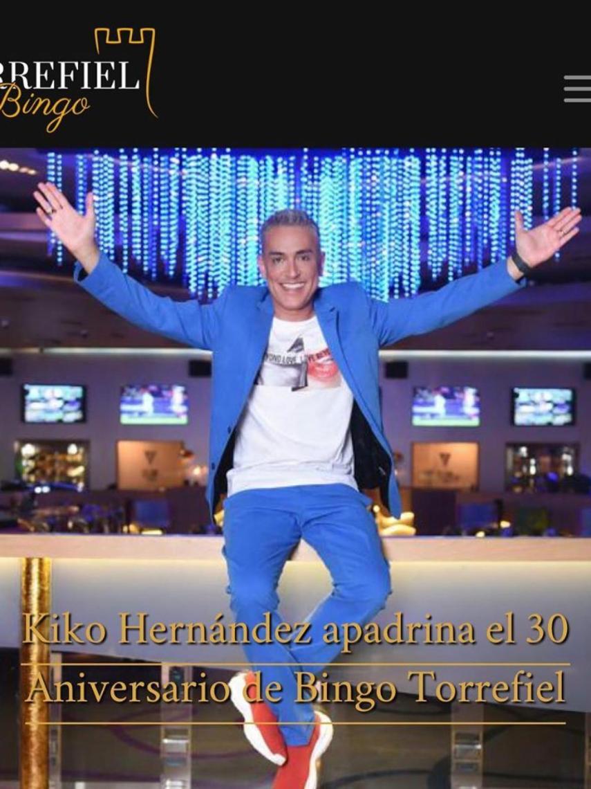 Kiko Hernández en una imagen de redes sociales.
