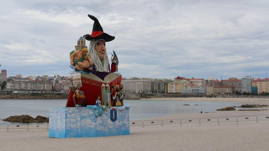 Todos los detalles de la gran falla del San Juan 2019 de A Coruña