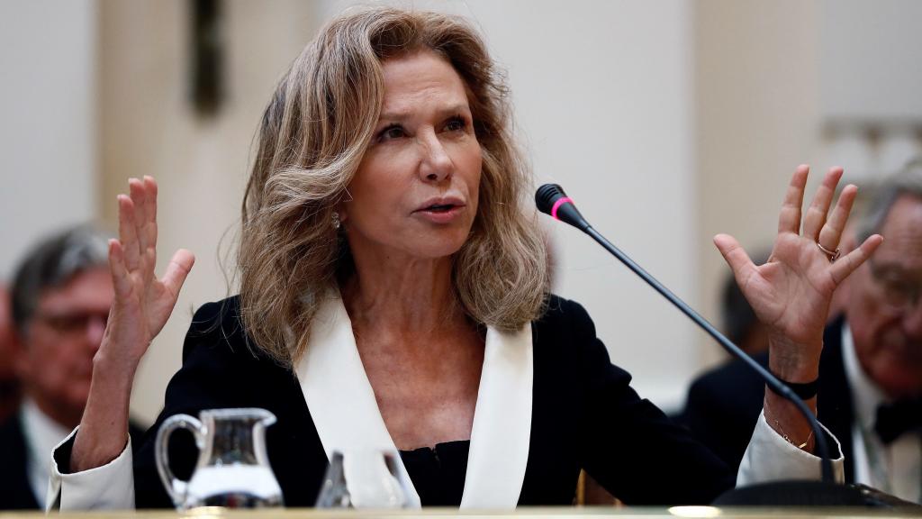 Alicia Koplowitz ingresa en la Real Academia de Bellas Artes de San Fernando.