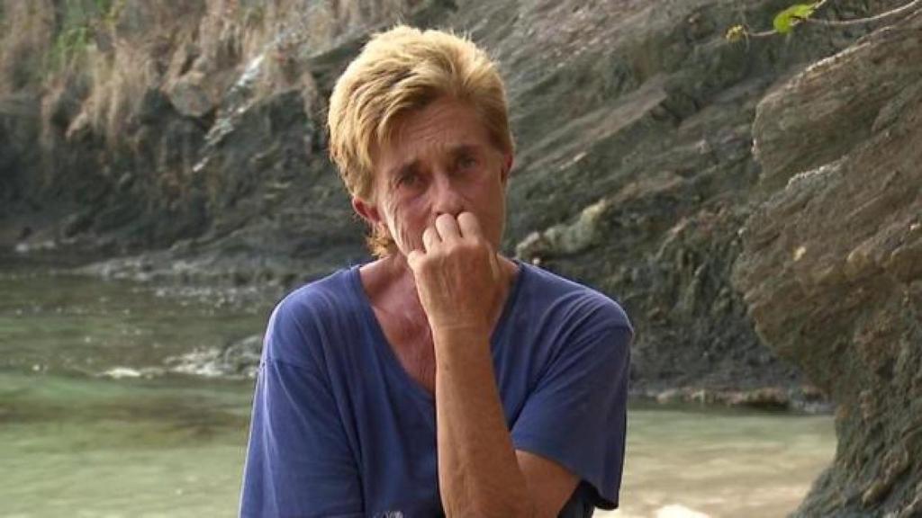 La concursante durante uno de los programas de 'Supervivientes'.